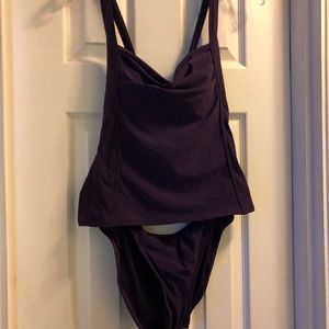 Calvin Klein Tankini Dk Plum Sz10